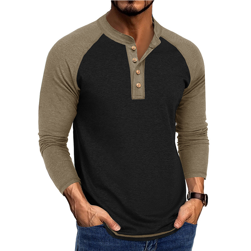 Herren Neues Langarm-Henley-Sh – Base Layer Top Bewertung und Preis