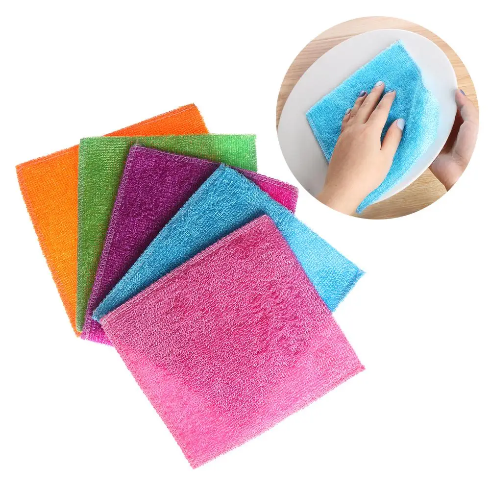1/5pcs Reinigungs tücher Anti- – Bamboo Fiber Trunk Bewertung und Preis